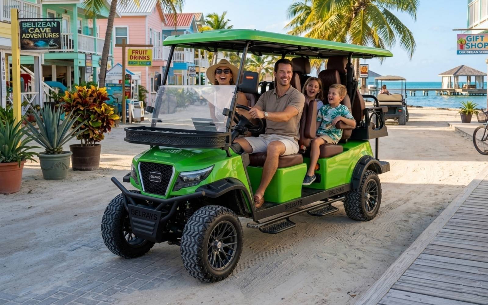 Solar Golf Cart San Pedro Belize