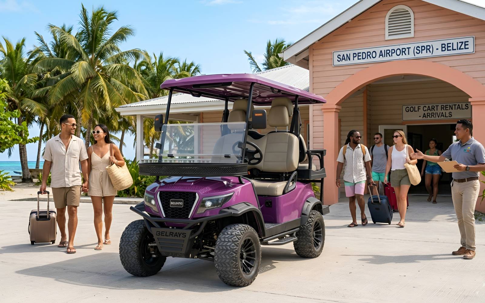 Solar Golf Cart San Pedro Belize