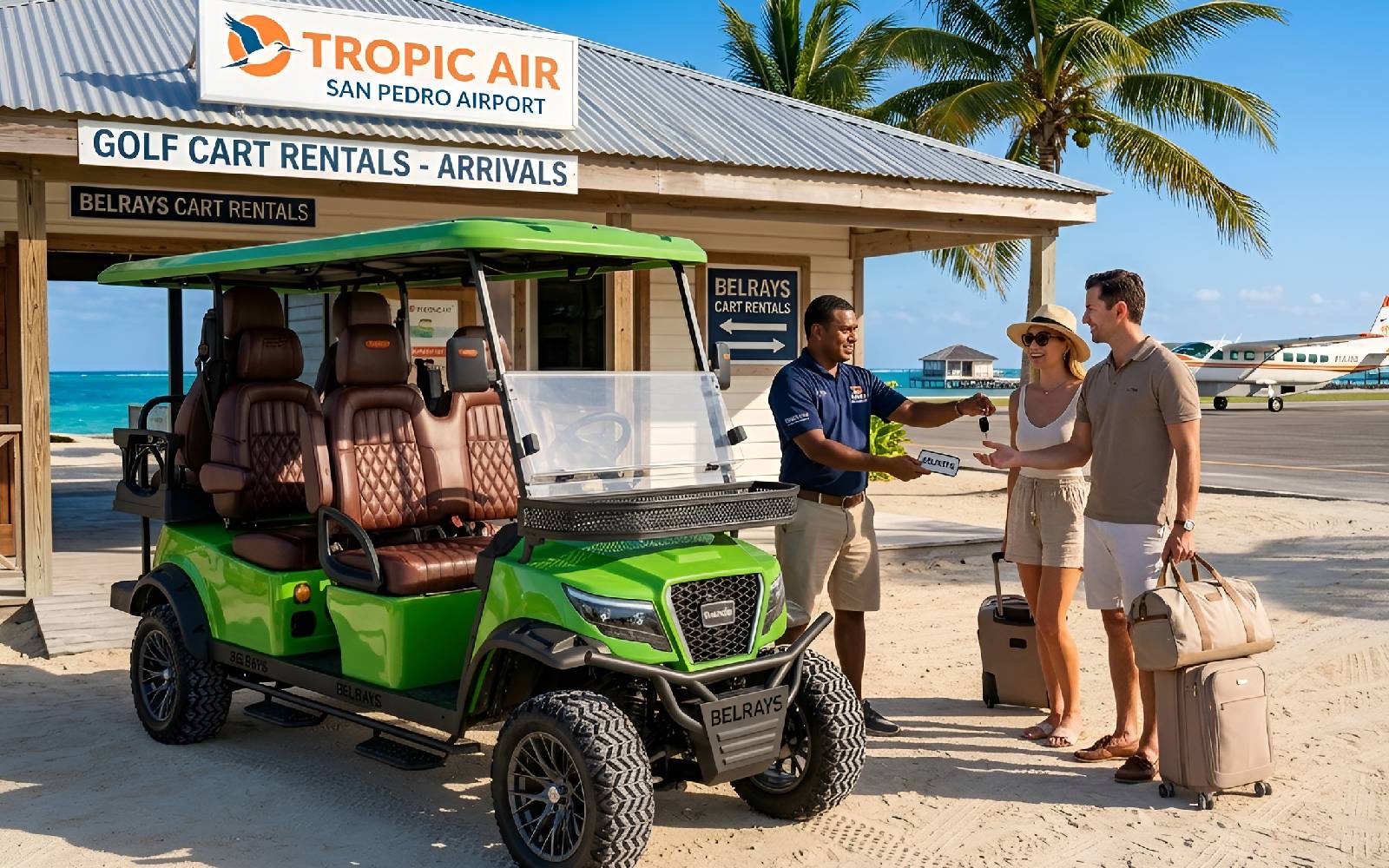 Solar Golf Cart San Pedro Belize
