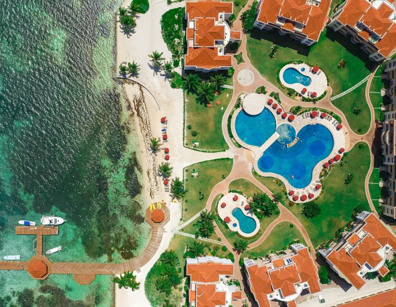 Grand Caribe Belize golf cart access Caribeville