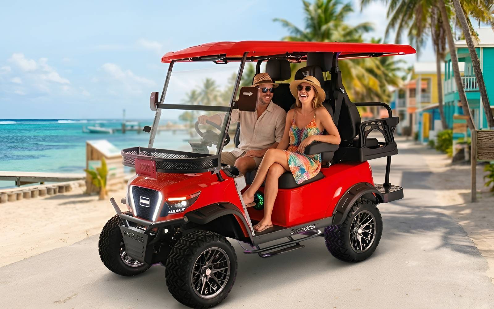 Solar Golf Cart San Pedro Belize