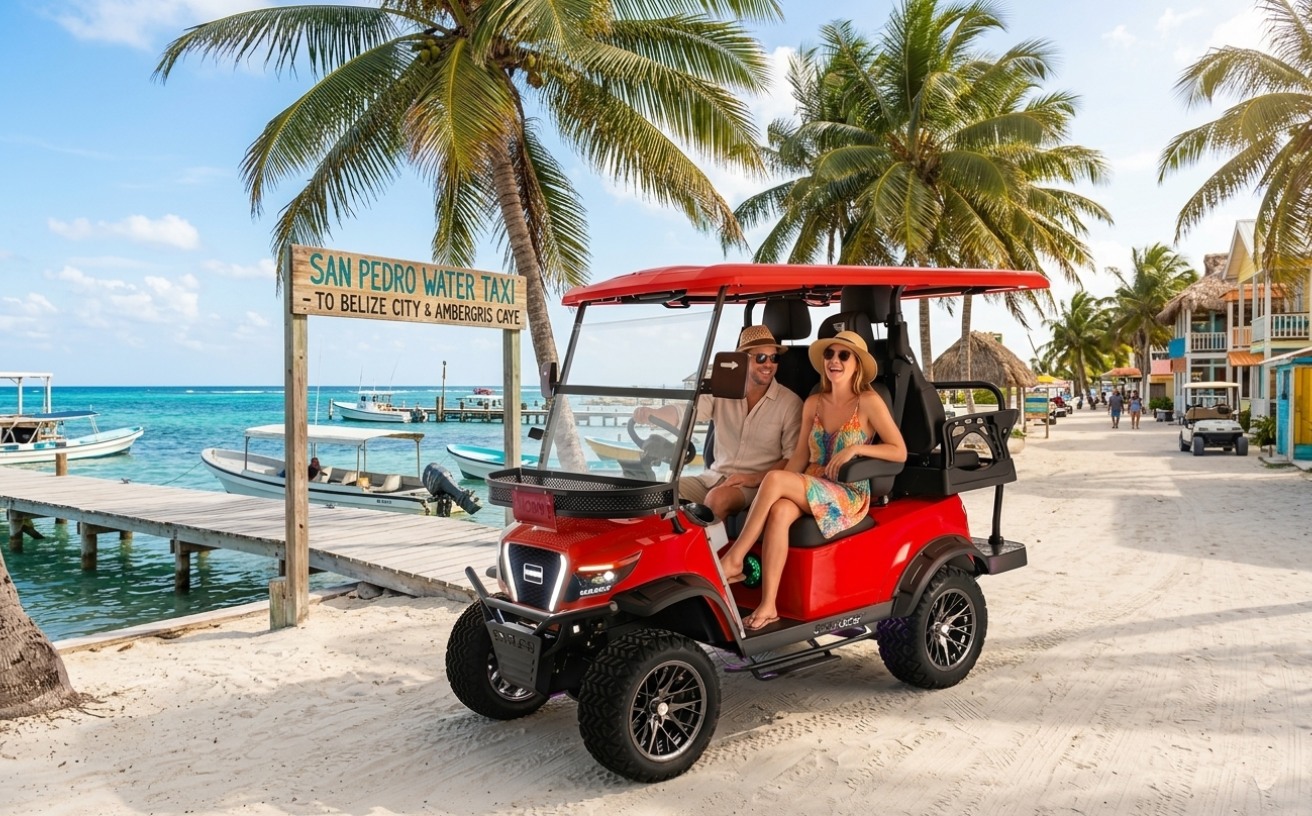 Solar Golf Cart San Pedro Belize