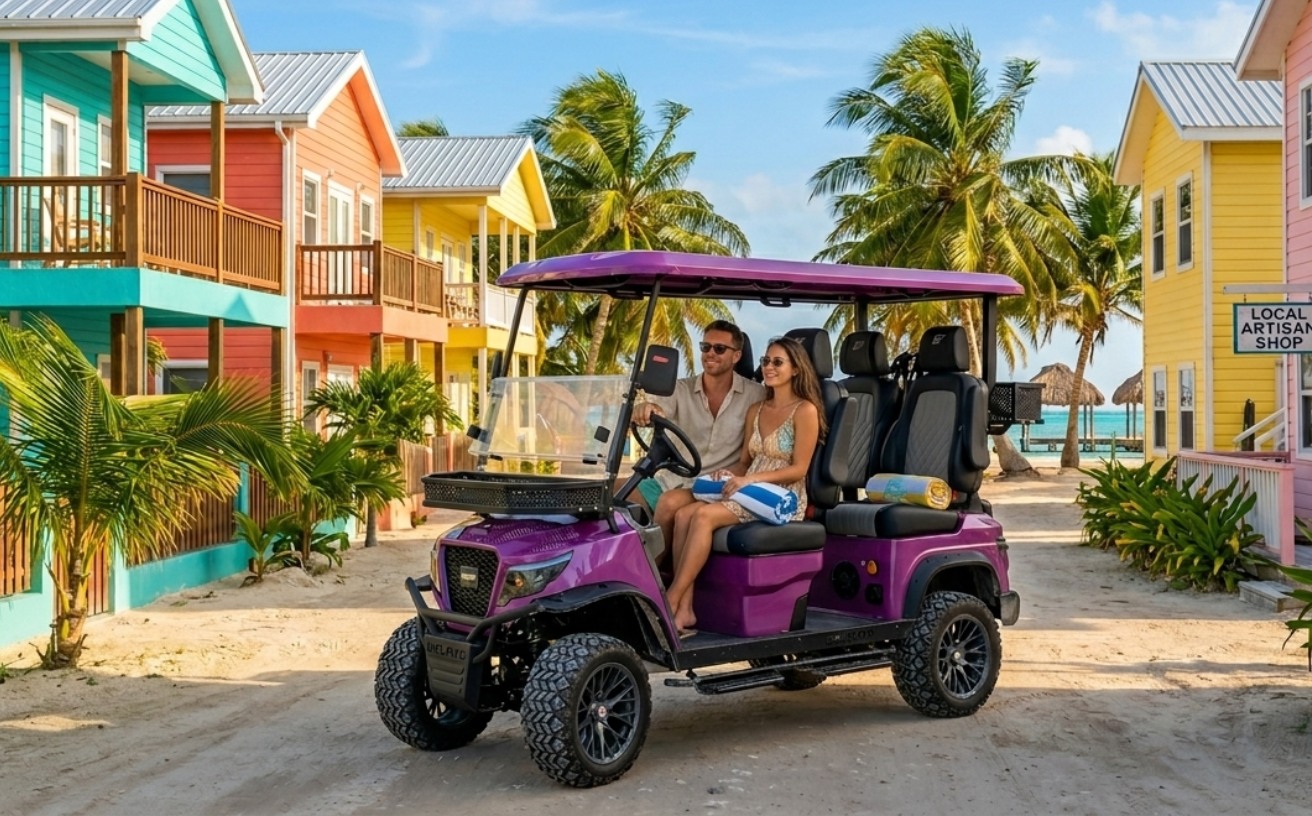 Solar Golf Cart San Pedro Belize