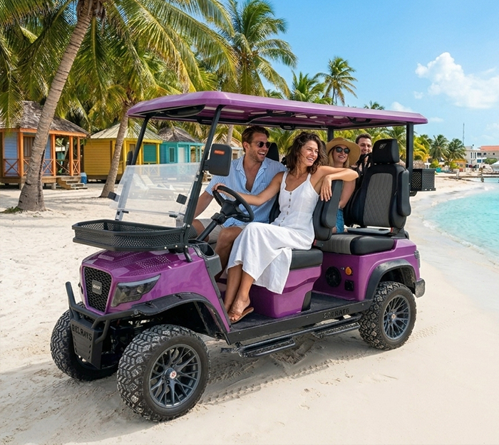 Solar Golf Cart San Pedro Belize