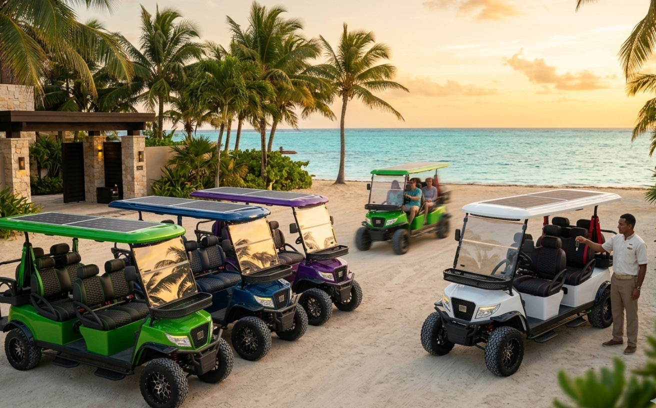 Solar Golf Cart San Pedro Belize