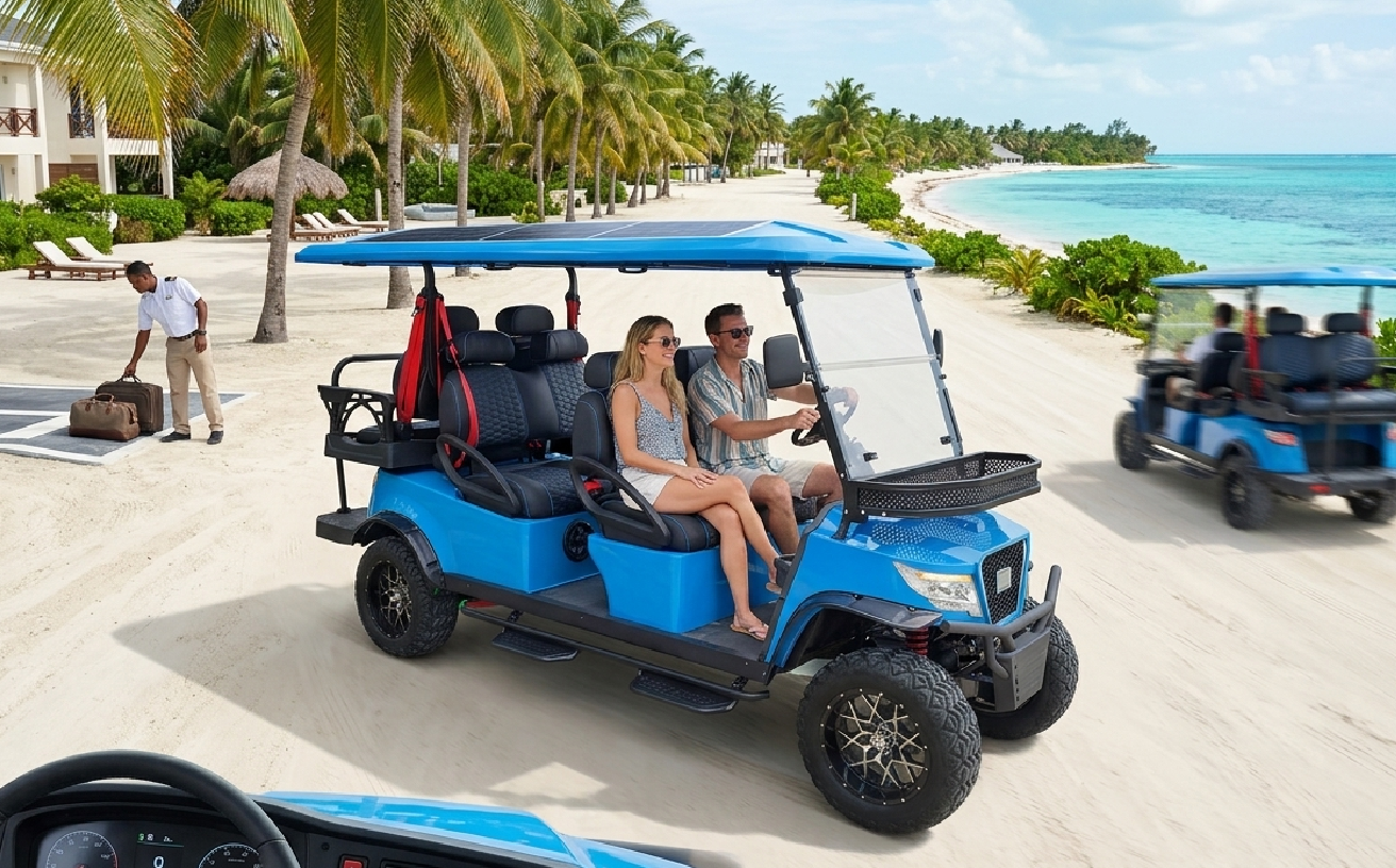Solar Golf Cart San Pedro Belize