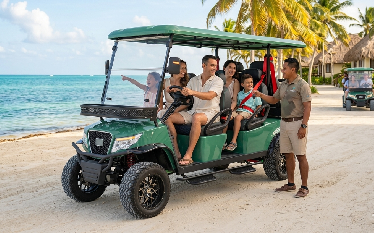Solar Golf Cart San Pedro Belize