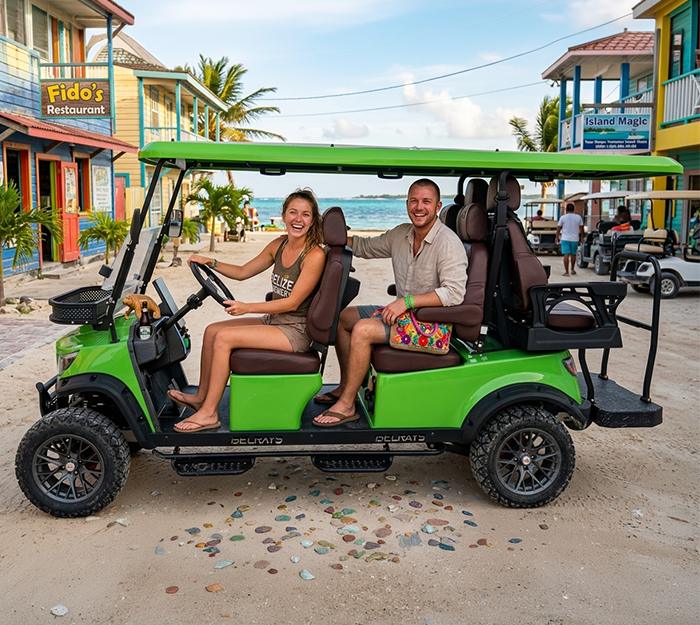 Solar Golf Cart San Pedro Belize
