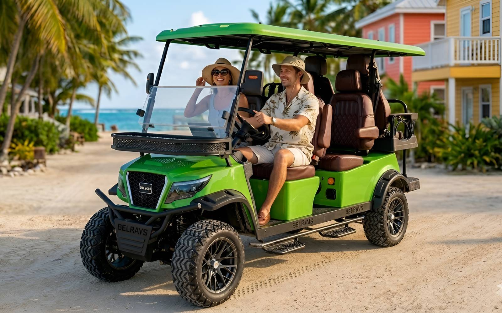 Solar Golf Cart San Pedro Belize