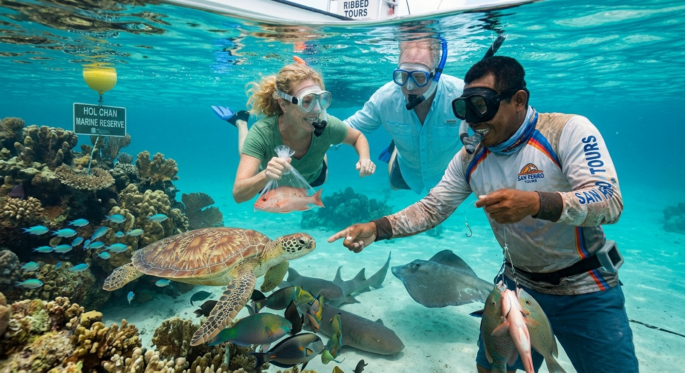 Snorkeling at Hol Chan