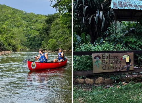 Macal River Canoe Trip + Belize Botanic Gardens