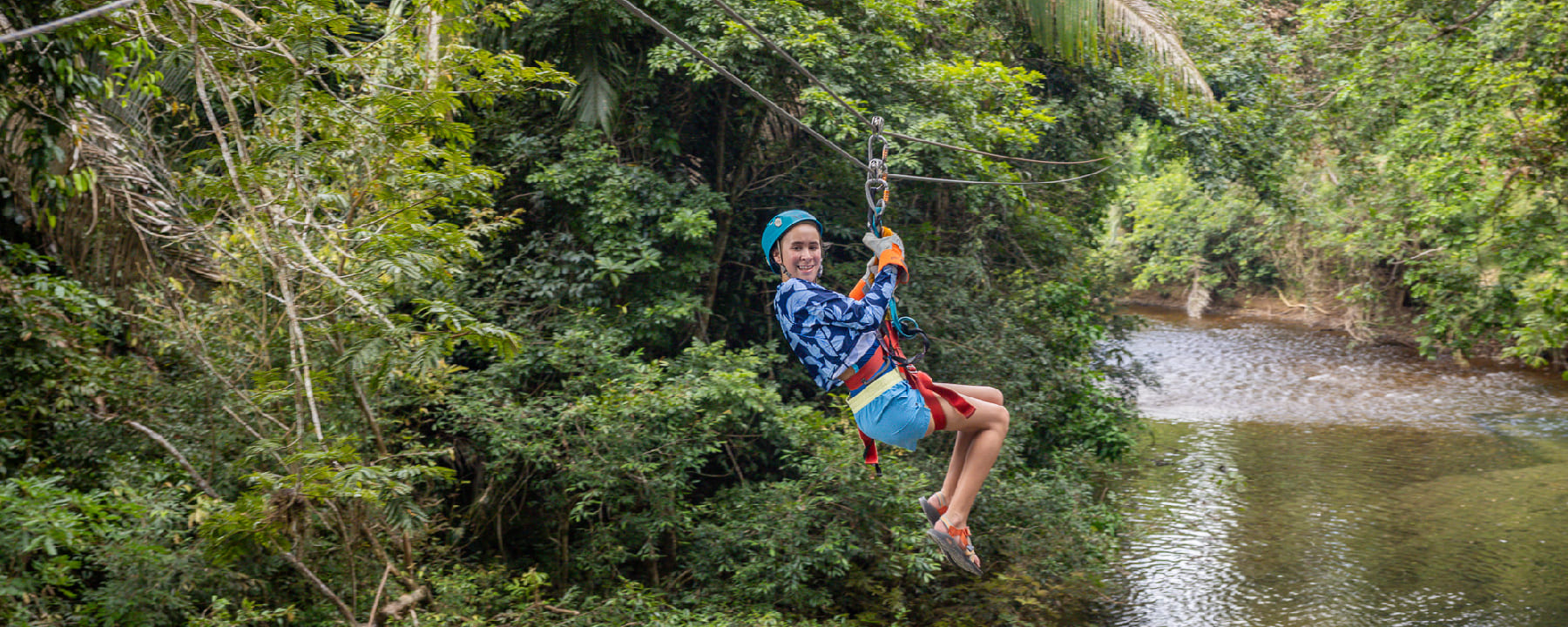Jungle Zip-Lining (Best: December to April)