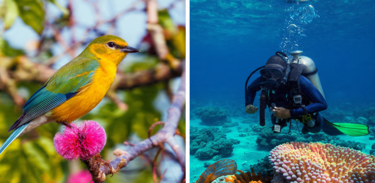 Birding vs Scuba: What to Choose in Belize This Spring
